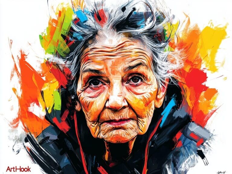    Портреты пожилых людей: как передать характер и мудрость через искусство возрастного портрета Art-Hook.Ru
