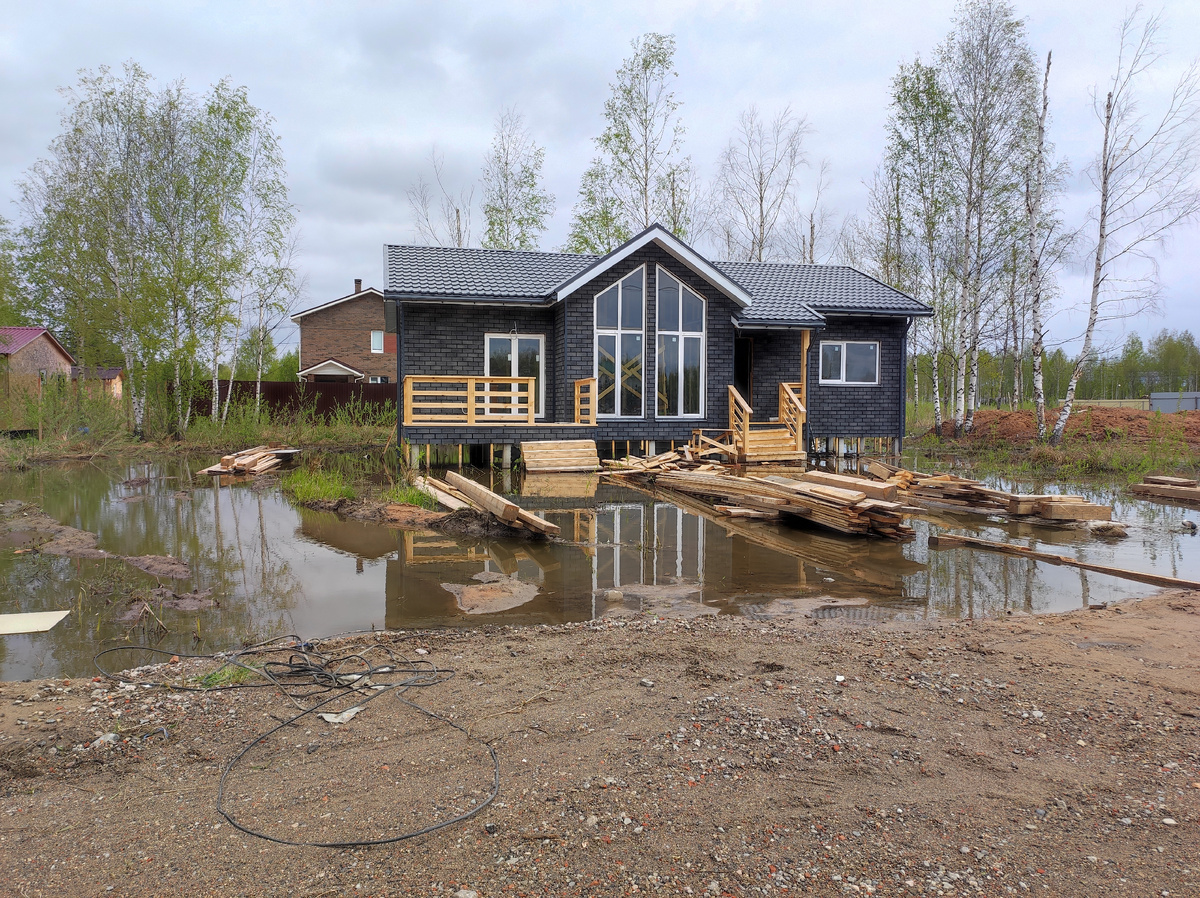 Классический пример где дренаж точно необходим