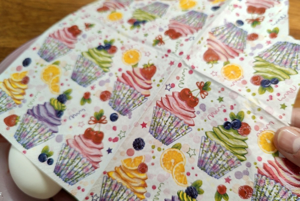 Вот такие салфетки были у меня