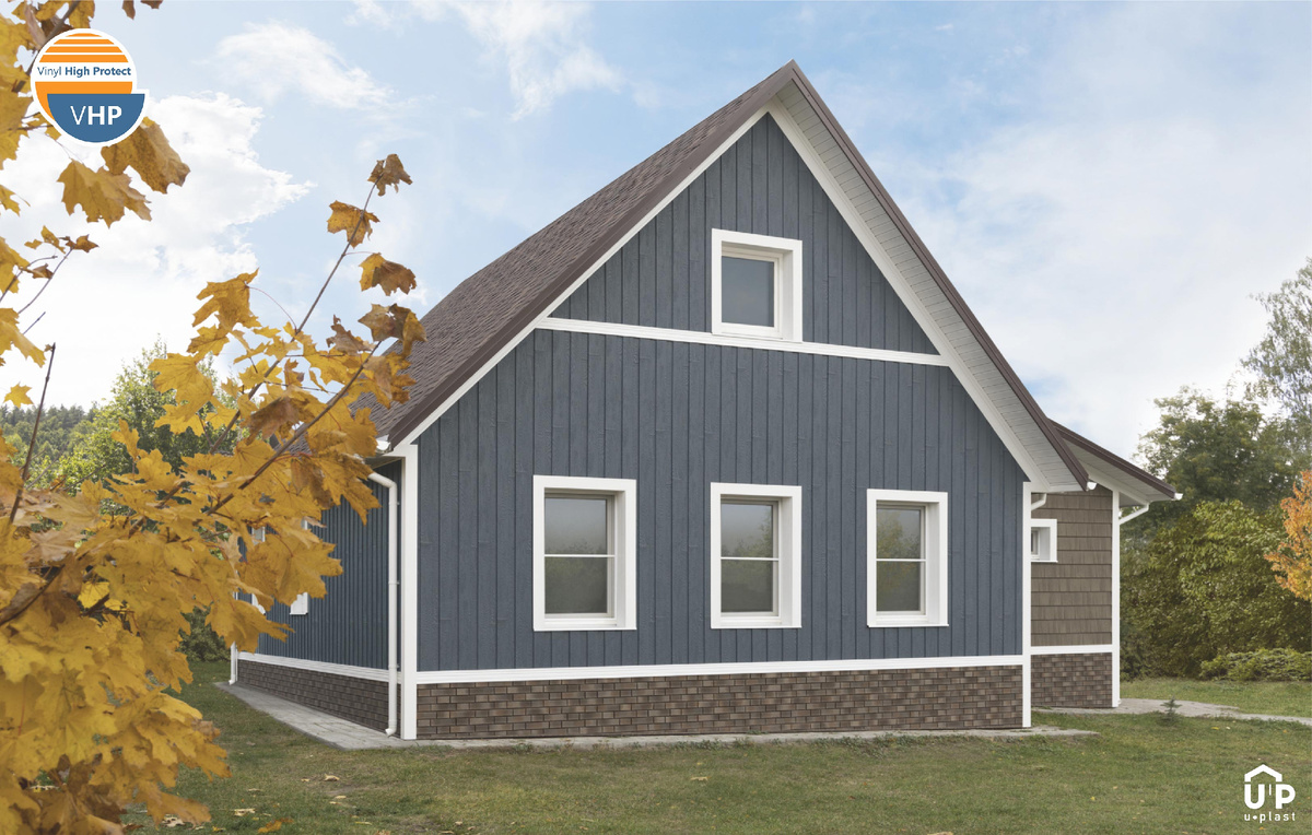 Красивый дом с сайдингом