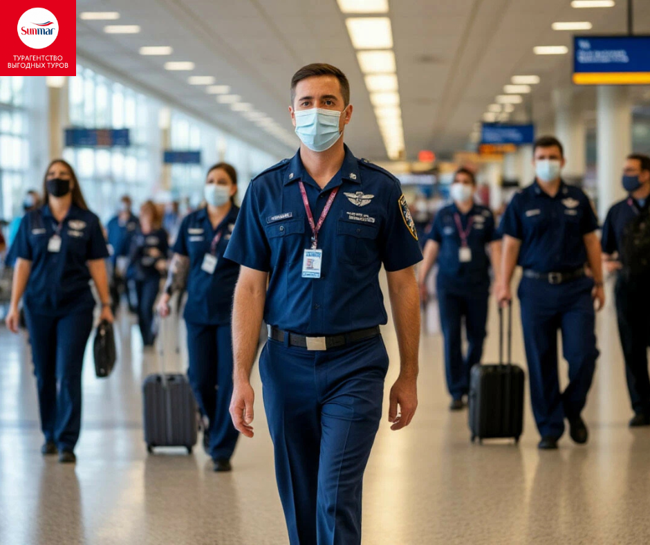 ✈ Новые правила досмотра в аэропортах России: что нужно знать путешественникам? Картинка создана при помощи ИИ.