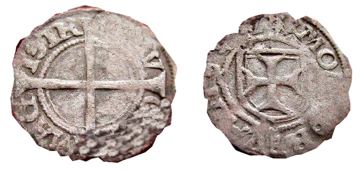 Серебряный шиллинг Тевтонского Ордена. 