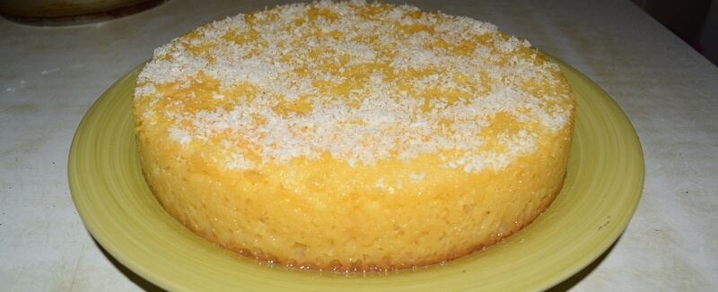 Десерт из манки с молоком