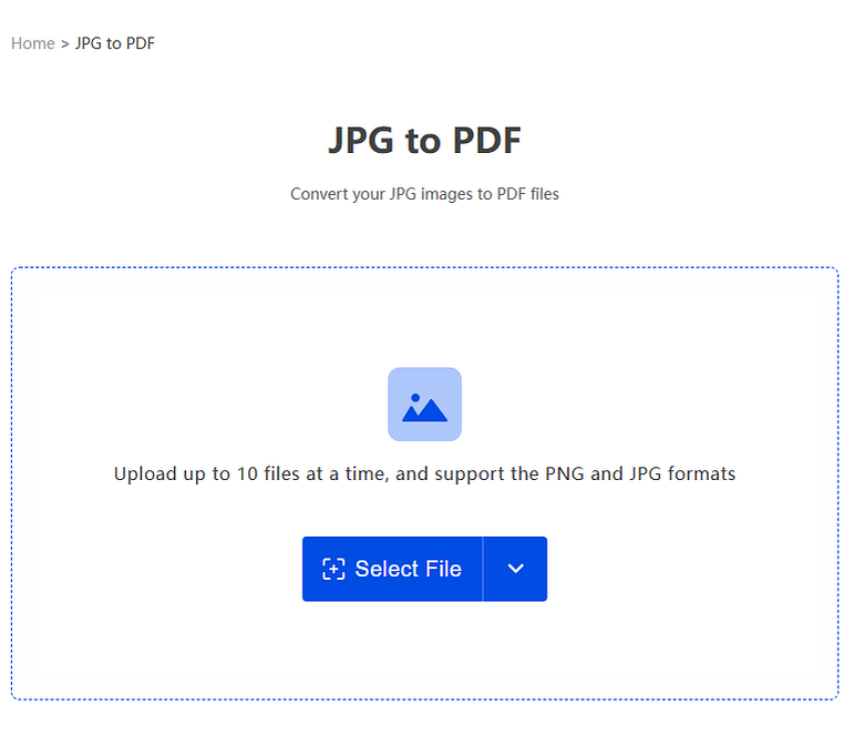 PDFasset: конвертер JPG в PDF