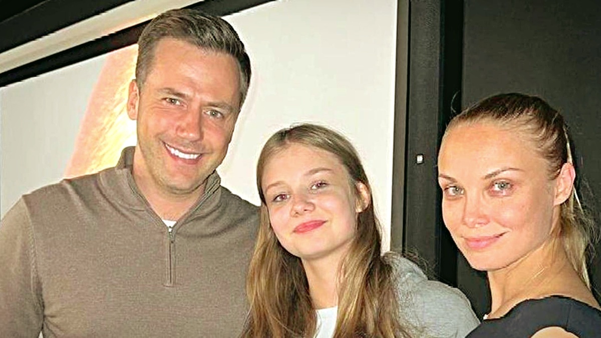 Татьяна с бывшим мужем и дочерью Машей