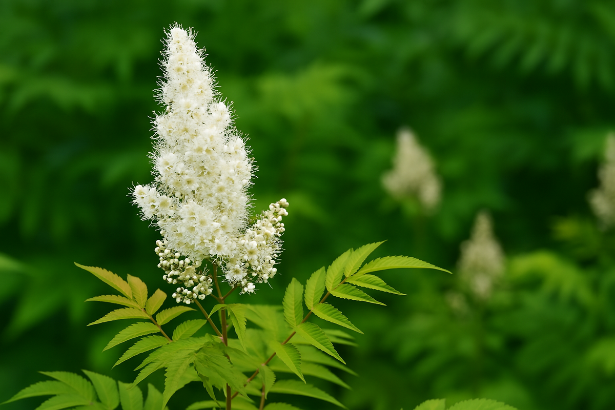 Цветение рябинника