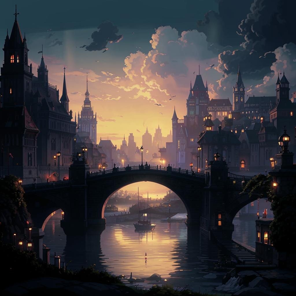 ...а затем случилось удивительное. Над городом, несмотря на ночное время, разлился странный свет — не солнечный, но теплый и ясный.