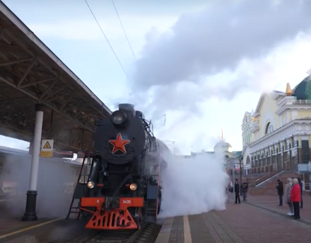     В Красноярске показали легендарный паровоз «Лебедянка»