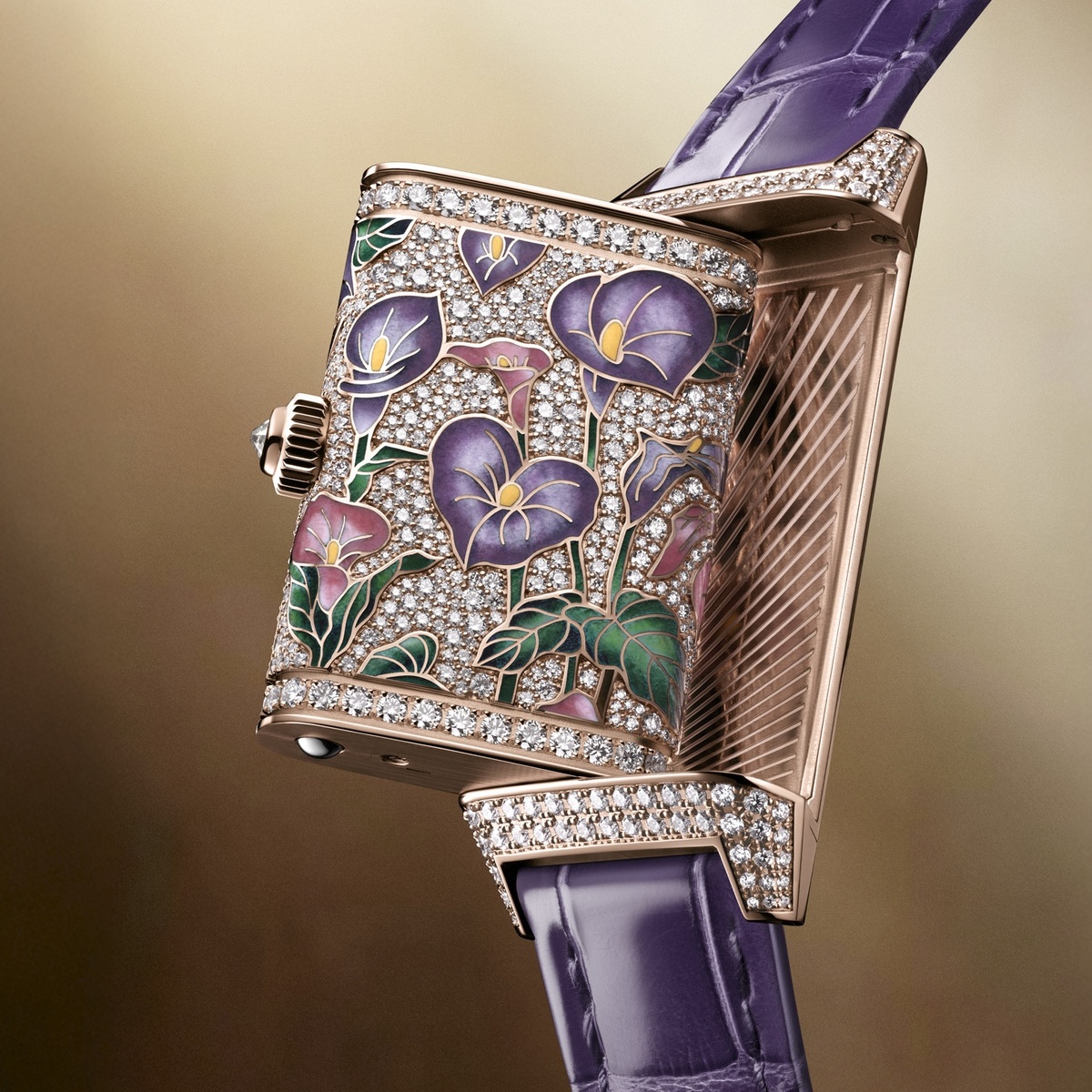 Reverso One «Precious Flowers»