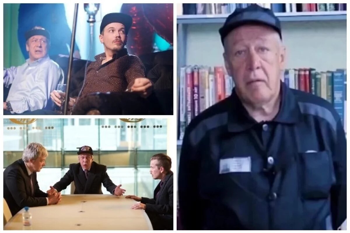    Михаил Ефремов в сериале «Пьяная фирма», 2016 г., Михаил Ефремов в заключении. Кадры видео.