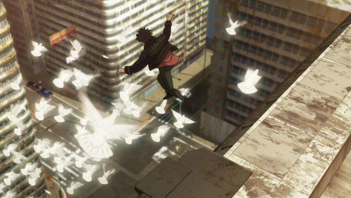 Кадр из аниме «Лазарь»   📷