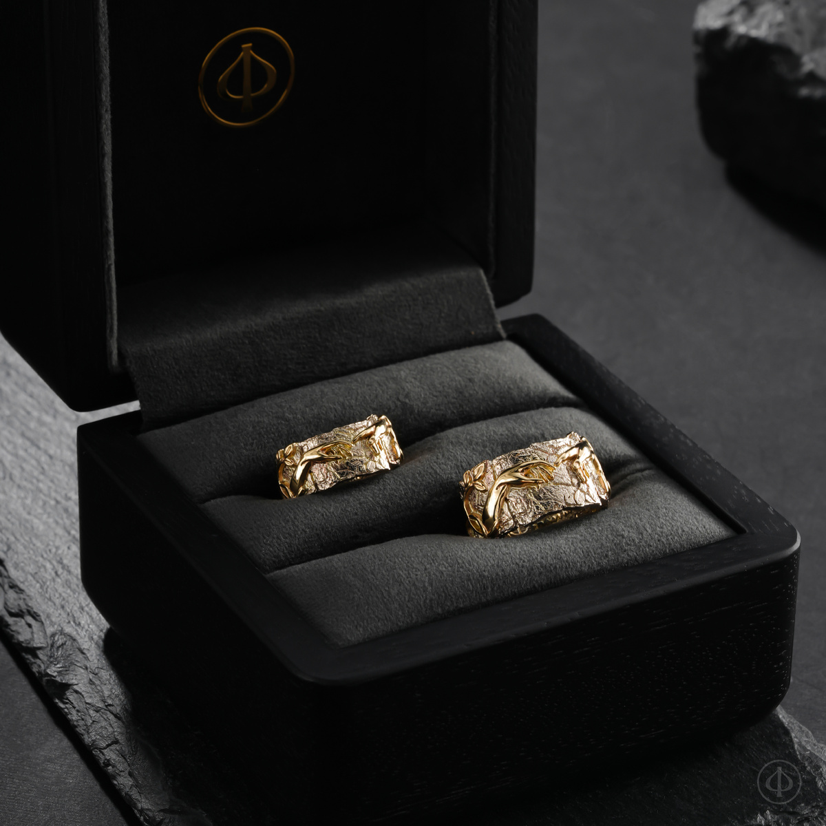 Кольцо из белого и желтого золота 585 Арт.062