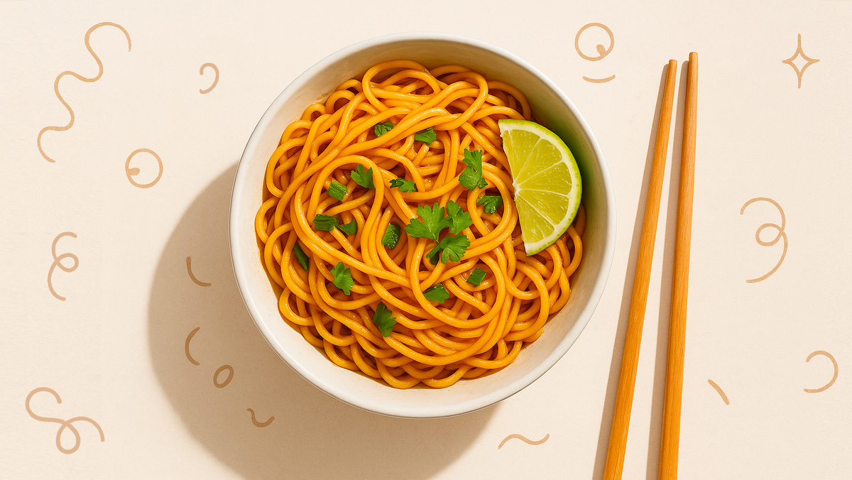 Тайская лапша за 15 минут