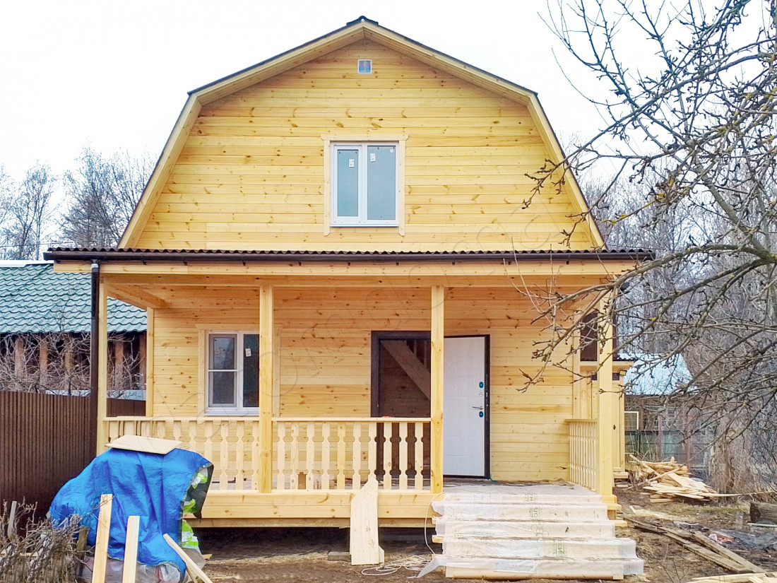 Каркасный дом в СНТ Металург