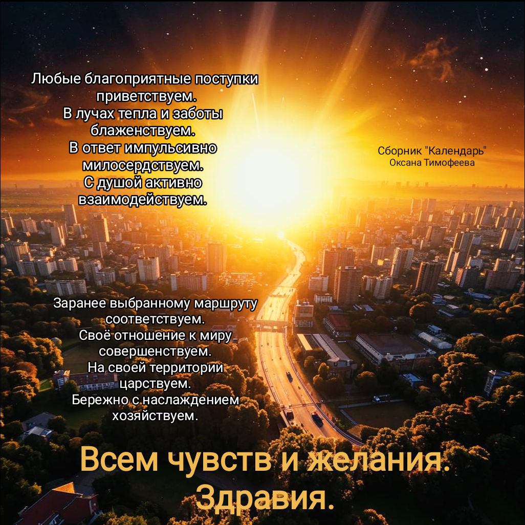 Сборник "Календарь". Оксана Тимофеева (автор)