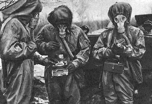              Обучени нештатных химиков - разведчиков пользоваться специальной аппаратурой.