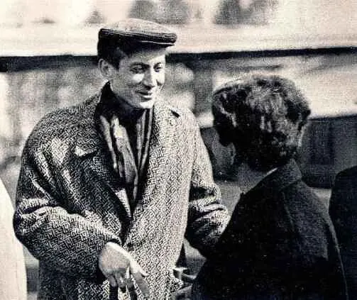 Евгений Евтушенко в Братске.