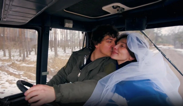 Филипп Бегак и Настя Ивлеева. Фото: Telegram / @ivleeva360