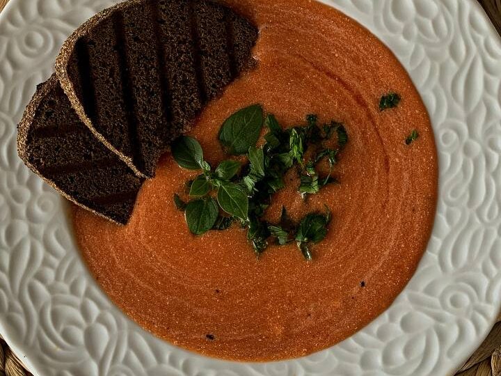 Холодный томатный суп