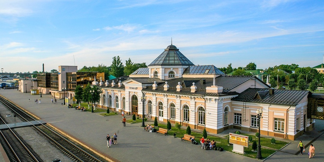 Железнодорожный вокзал в Могилеве. Достопримечательности Беларуси