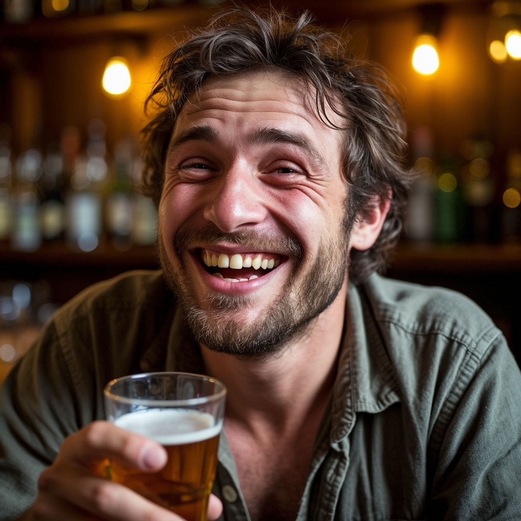 Изображение ИИ весёлый парень