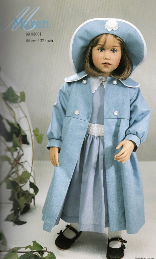 Промо-фото Maren от Сиссел Бьёрстадт Скилле (Sissel Bjorstadt Skille), выпущенной компанией Gotz в 1999 году.