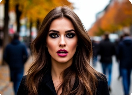 Изображение создано с помощью нейросети Яндекс. Бледные губы не удались :)