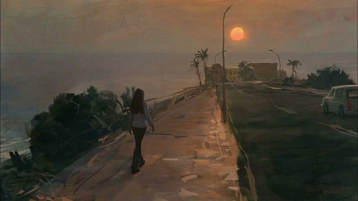 Закат прекрасен именно потому, что мимолётен  (художник Артём Чебоха)