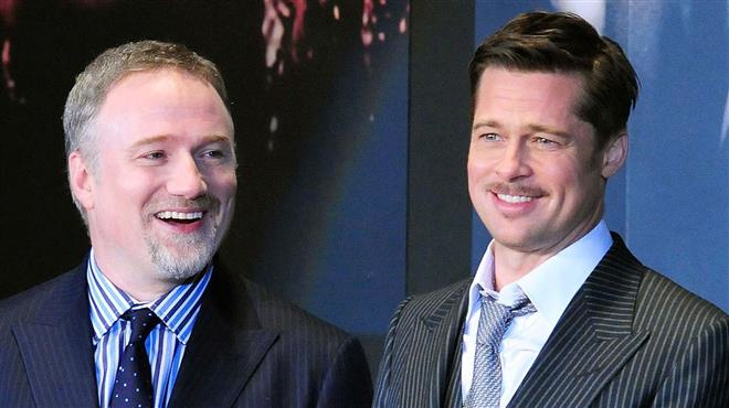 Дэвид Финчер и Брэд Питт