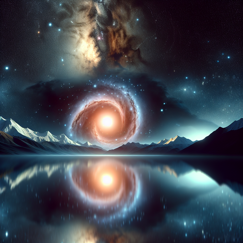 И вот задача: заглянуть в центр квазара и увидеть то, что от нас скрыто. 