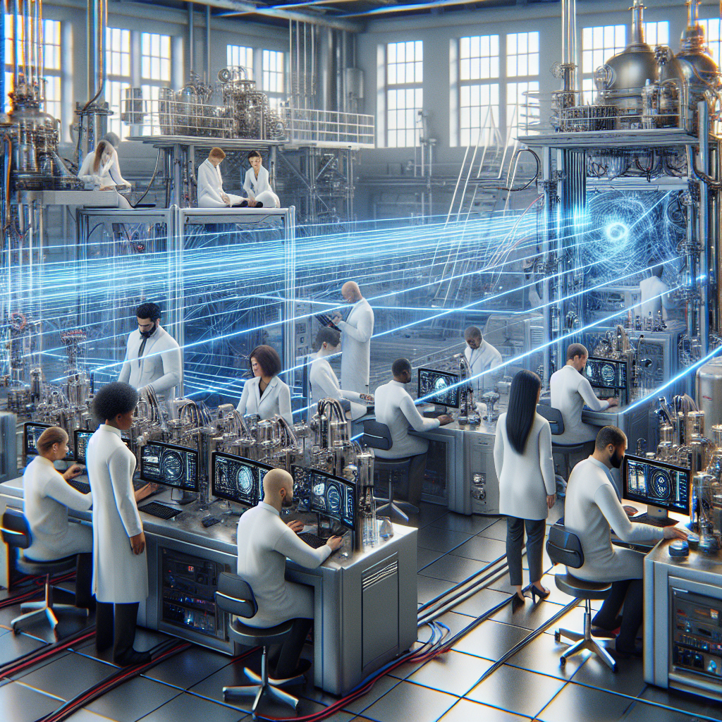 Квантовая телепортация — это процесс передачи квантового состояния одной частицы на другую, находящуюся на расстоянии, без физического перемещения самой частицы