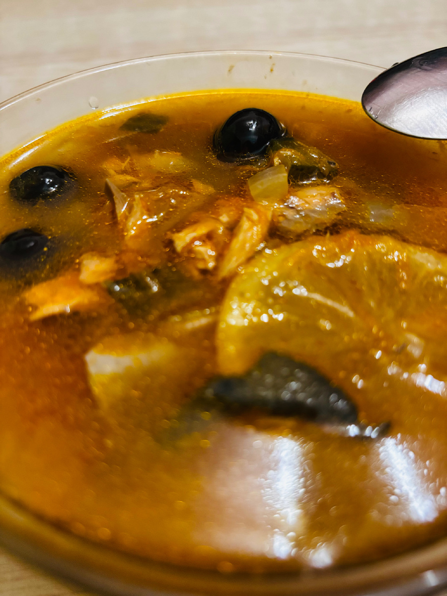 Рыбная солянка. Все фото в статье авторские