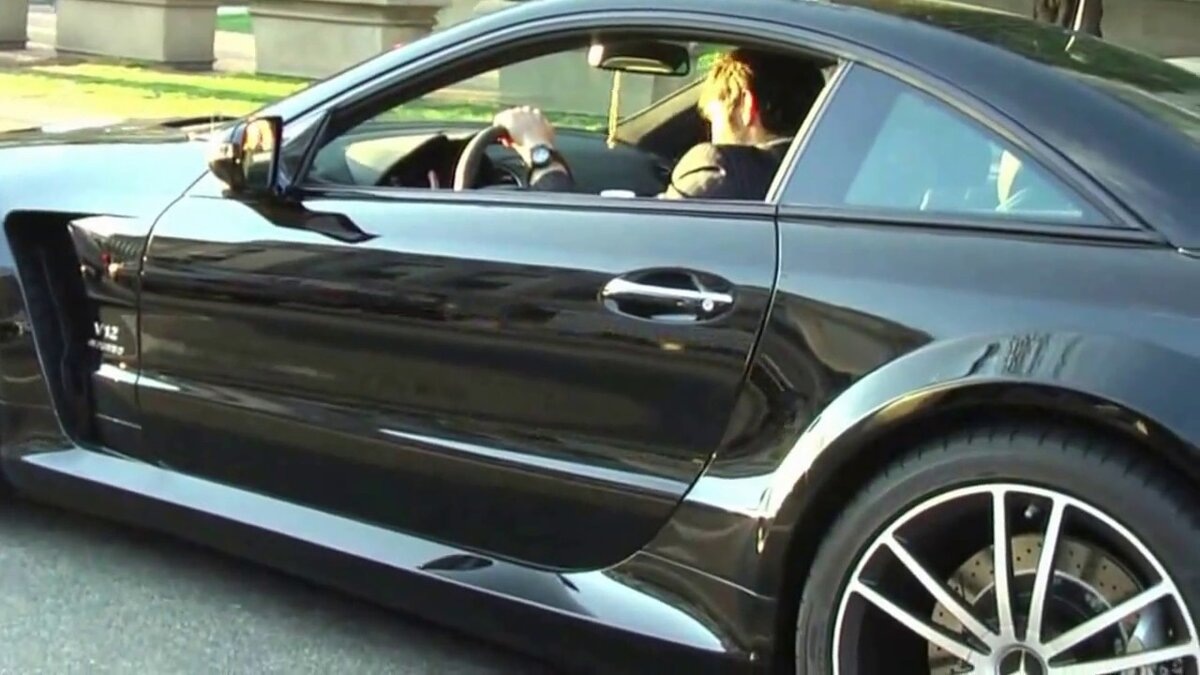 Mercedes SL65 AMG Black Series Александра Овечкина