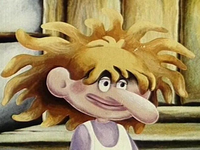 Кадр из мультфильма «Маленькая колдунья», 1991 год, режиссер Геннадий Сокольский 