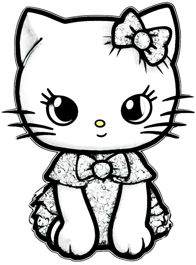 Вот такая Китти получилась.