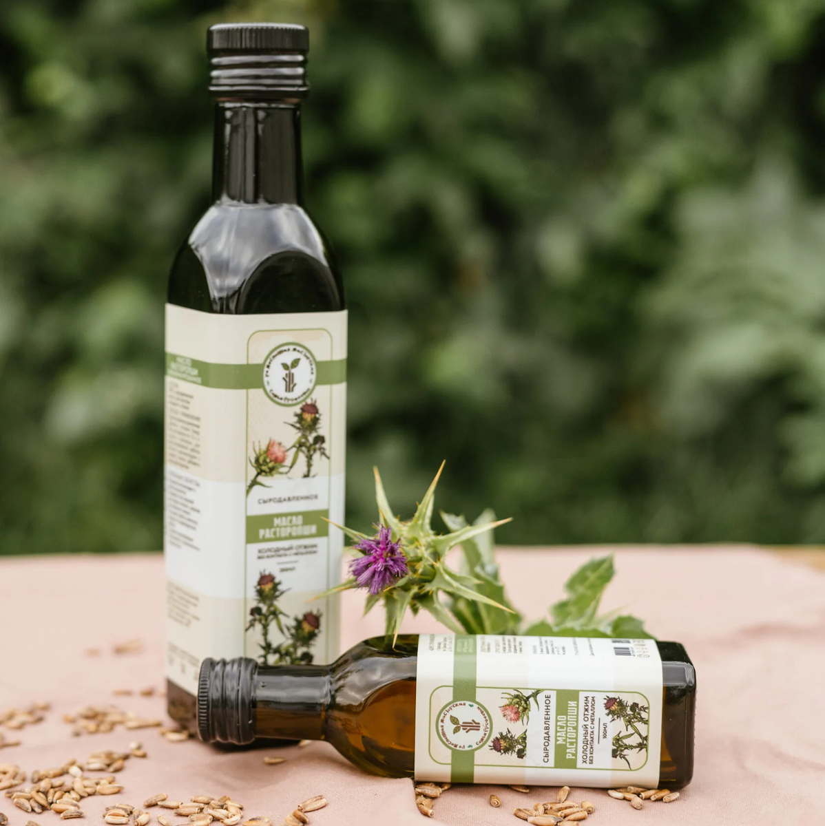 Сыродавленное масло расторопши от ремесленной мастерской семьи Ерофеевых