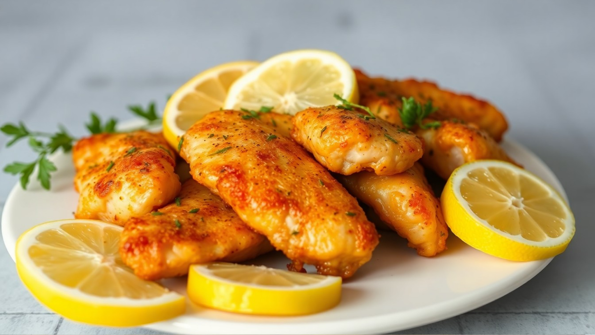 Ингредиенты для лимонной курицы