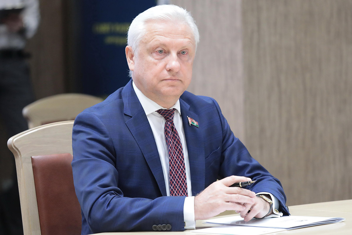 Председатель Комиссии ПС по международным делам, миграционной политике и связям с соотечественниками Сергей Рачков. Фото: io.sb.by 