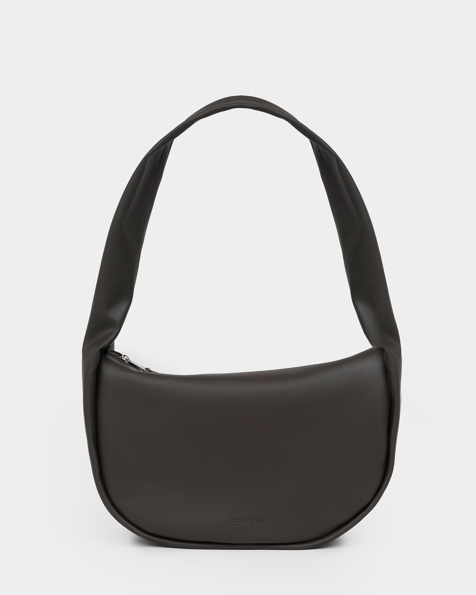 Мягкая сумка-шопер POST в цвете кофе, 8 700₽