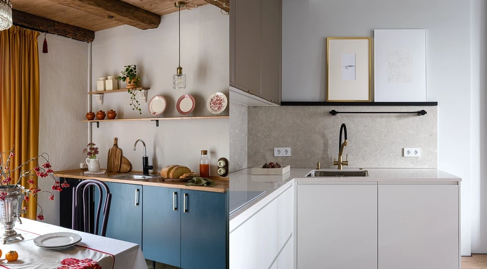 Слева проект Лизы Солис. Справа проект Юлии Сергеевой