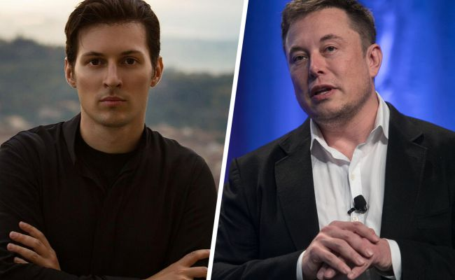 Павел Дуров, Илон Маск. Иллюстрация: Global Look Press