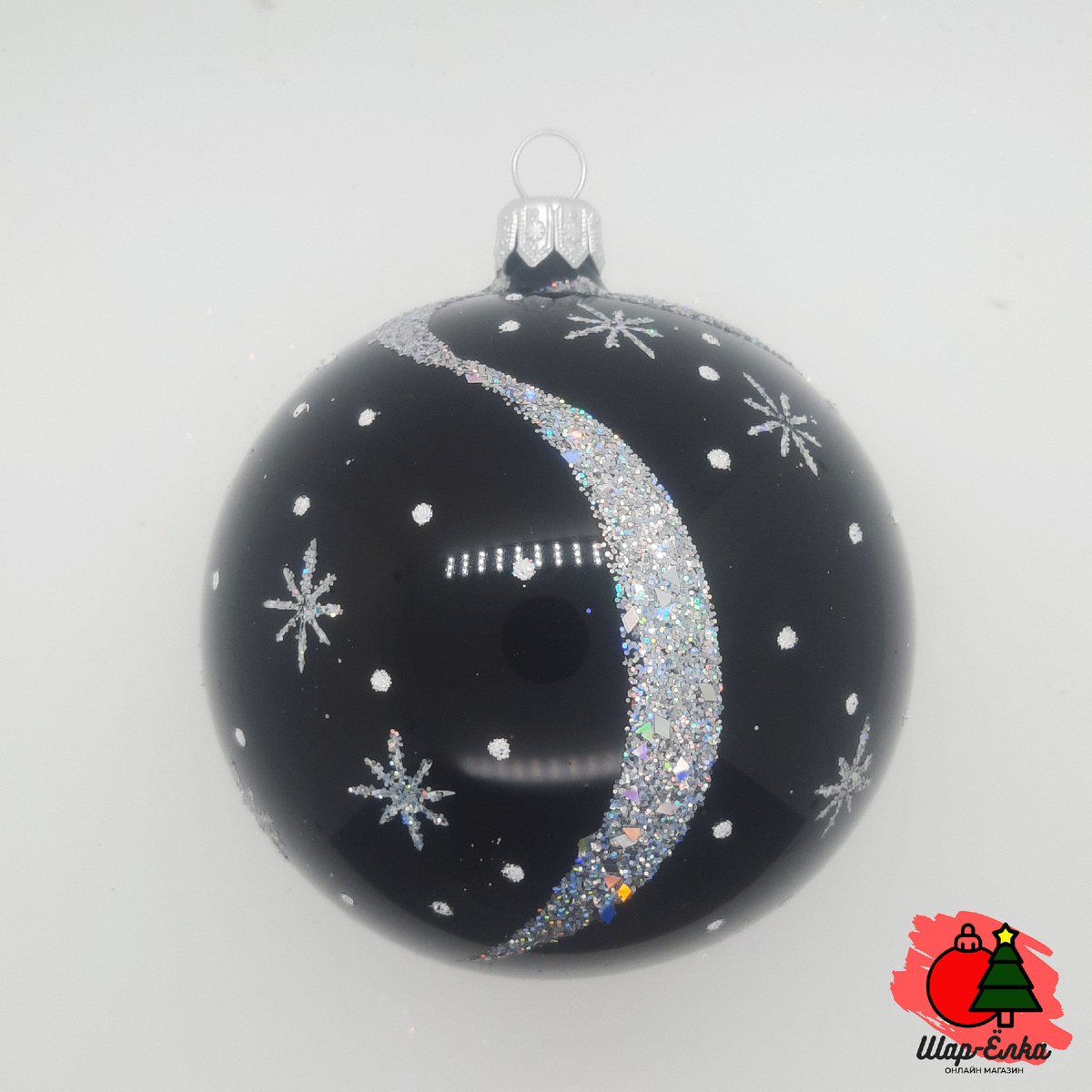 Ёлочный шар 85 мм "Космос" Зодиак (Ёлочка)