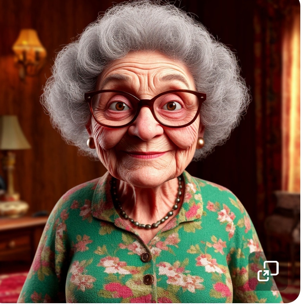 Шедеврум так видит бабушку плохую уй