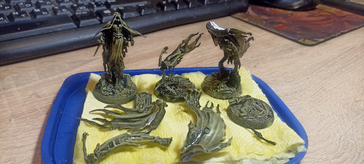 Сразу после спиртовых ванн.