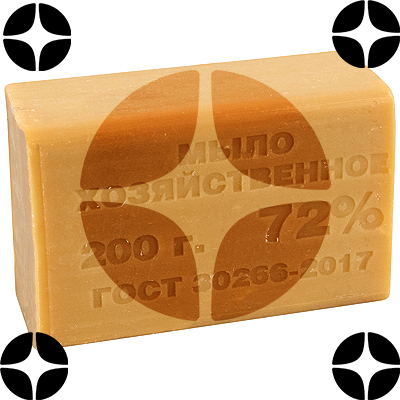 📷 Фото: брусок настоящего хозяйственного мыла  Как могло бы выглядить фирменное мыло от "Дзен".