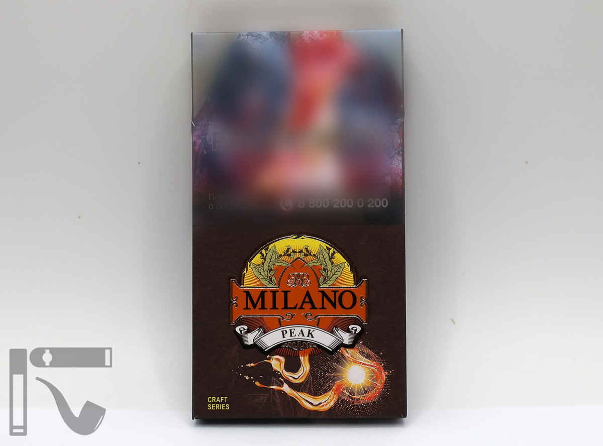 Сигареты Milano Peak. Фото: © канал "Уголок Курильщика"
