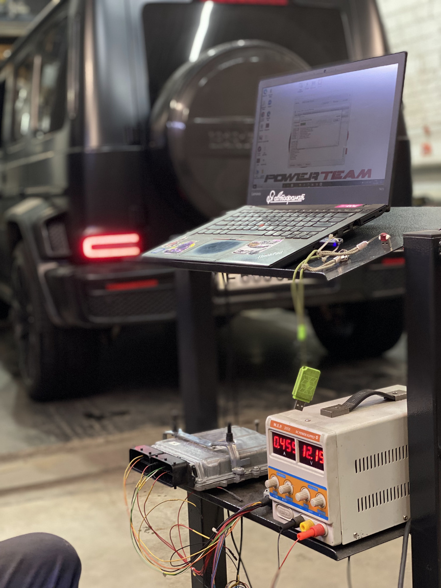 Чип-тюнинг Mercedes-Benz G-класса со съемом ЭБУ