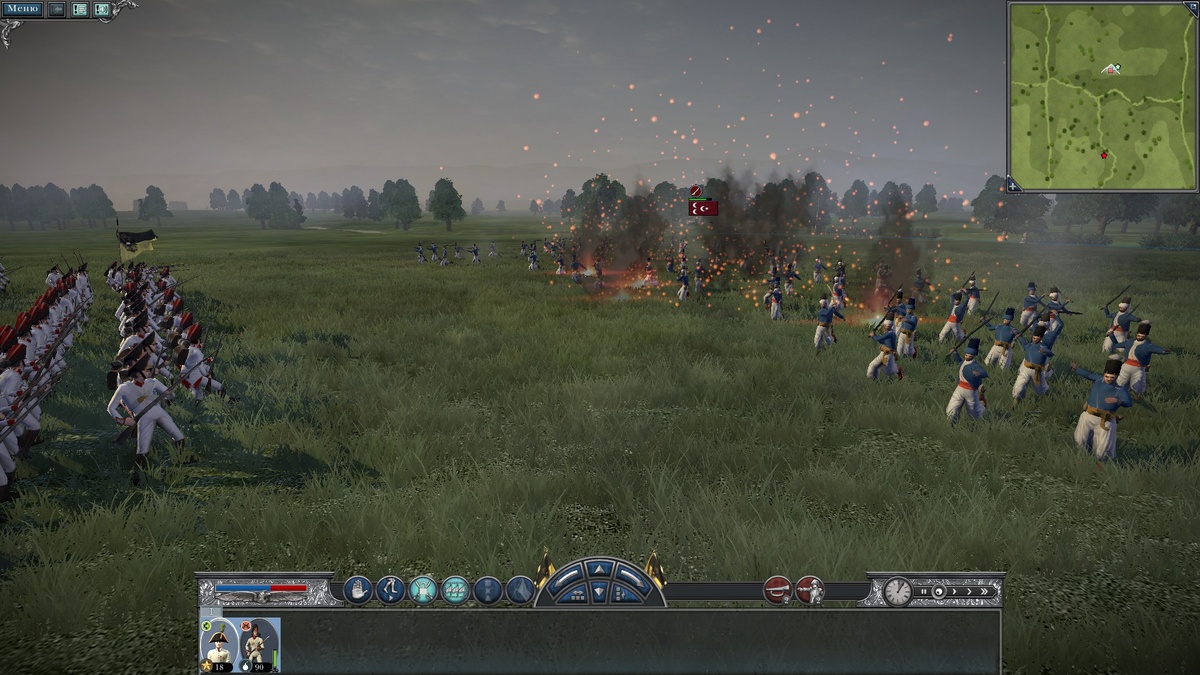 Взрывы и подготовка к отражению натиска