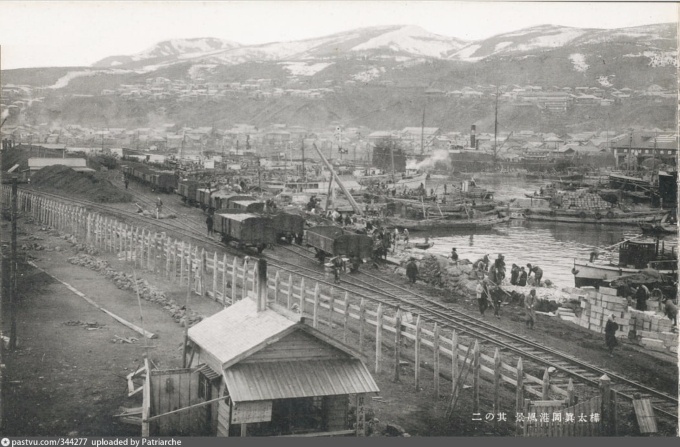 Панорама порта Маоки. 1935-1940 гг. Фото из интернет-источников.