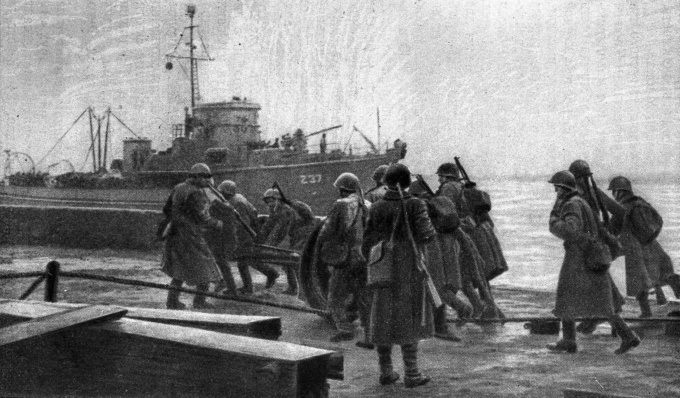 Маока и Чертов мост в августе 1945